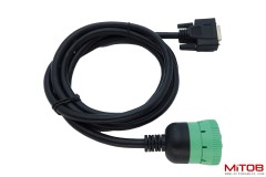 Type2 Green 9Pin J1939 to DB15 ELD Cable for Fleet Management ELD Device
