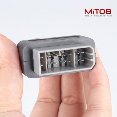 40cm Nissan 14 pin to 16 pin OBD1 OBD2 cable Nissan 14 pin connector cable