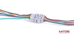 1pcs Male and 1pcs Female 12 Pin Plug Connector Pigtail Cable 12 Way Waterproof Wiring Harness 6inch