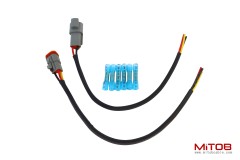 DT 3 Pin Connector Pigtail Cable 3pin Male and Female 1ft/30cm