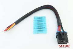 AC Heater Climate Fan Speed Control Replacement Plug Connector Wire Harness Pigtail 8pin for Silverado 1500 2500 3500, 96-99 Chevy Tahoe, 15306189, PT1346