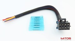 AC Heater Climate Fan Speed Control Replacement Plug Connector Wire Harness Pigtail 8pin for Silverado 1500 2500 3500, 96-99 Chevy Tahoe, 15306189, PT1346