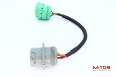 9Pin J1939 Green Type-2 to Cat 9Pin Converting Cable