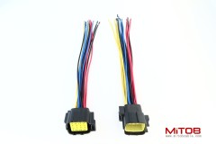 Automotive Wiring Harness Connector Auto Waterproof Connector 16Pin 368047-1 and 368050-1 Plug Pigtail