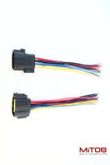 Automotive Wiring Harness Connector Auto Waterproof Connector 16Pin 368047-1 and 368050-1 Plug Pigtail