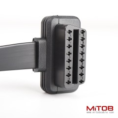 60CM OBD2 one split two full core extension cable with switch, OBD2 16 pins16 cores CABLE with independent switch