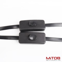 60CM Automotive OBD2 one to two with switch extension splitter Y cable flat OBD2 one to two adapter cable