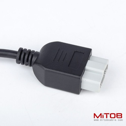 15CM Honda 5pin to 16 pin OBD2 cable Honda 5 pin adapter cable