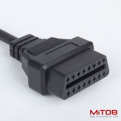 40cm GM 12pin to OBD2 16Pin cable universal 12 pin to 16 pin cable