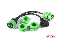 Universal J1939 Male and J1939 Female to OBD2 Spitter Cable for GPS & ELD & Tracker & Code Reader