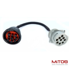 1ft/30cm Type 1 J1939 to Cat 9pin Cable j1939 to cat cable