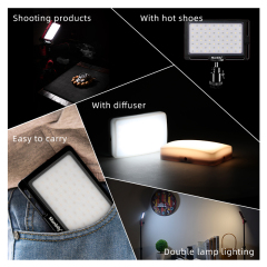 Manbily MFL-03 Live Stream Photography Selfie Mini Portable Pocket Fill Light Lamp LED Video Light
