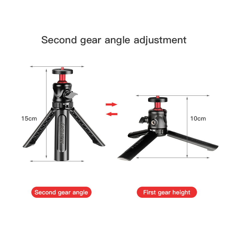 Manbily MT-05 360 Degree Travel Lightweight Mini Video Camera Smartphone Mount Tripod for Mobile Phone