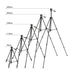 Manbily P-883 Digital Video Aluminum Tripod with Pan Head Photography Tripods Stand