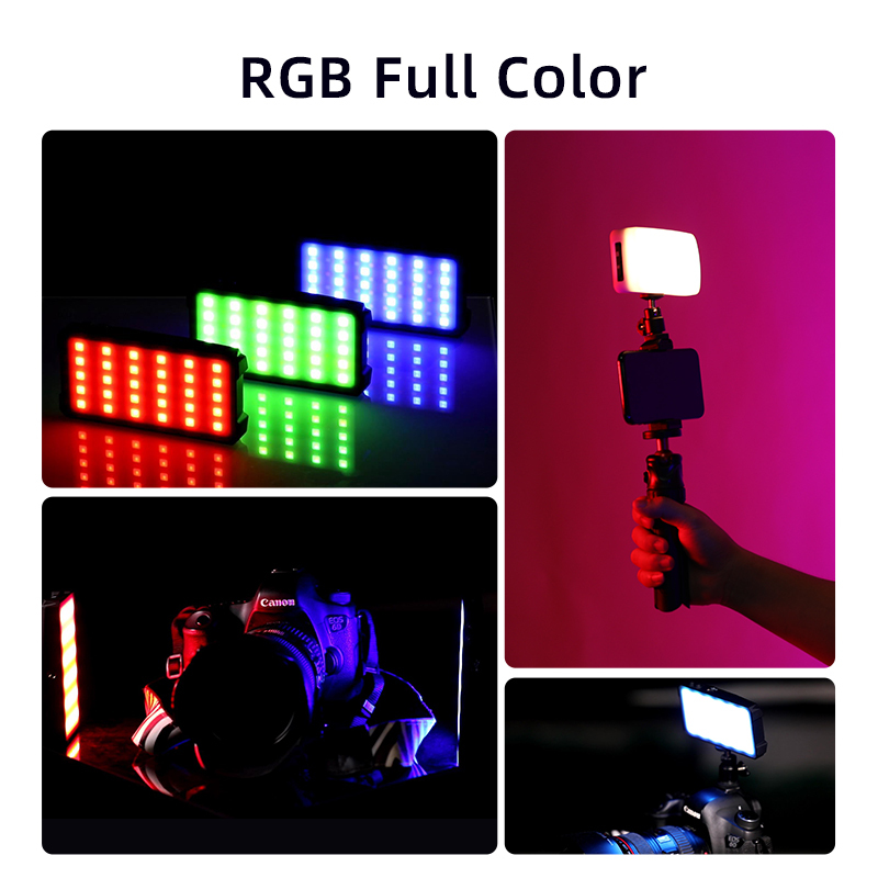 Manbily MFL-02 Camera Fill Light Camera Lights Camera Shooting Vlogging Photography RGB Video Light