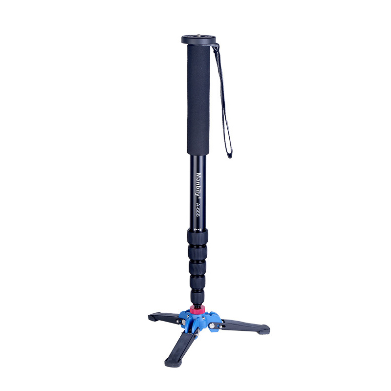 Manbily A-222 Aluminum Alloy Camera DSLR selfie stick Lightweight Portable Tripod stand holder Alpenstock Unipod Monopod