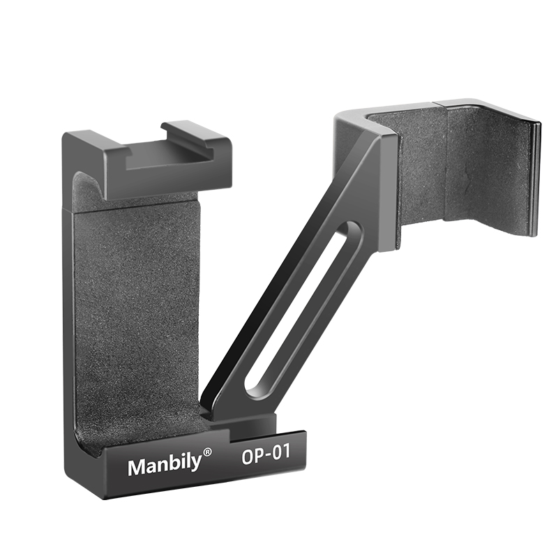 Manbily OP-01 Handheld Phone Holder Bracket Tripod Mount with Cold Shoe For DJI Osmo Pocket Accessories