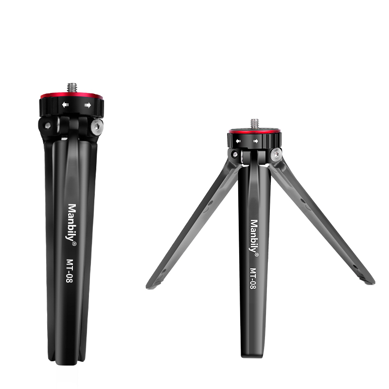 Manbily Lightweight Mini Tripod for Camera/Phone/Webcam, Table Stand, for Projector Webcam and Other Devices with 1/4" Thread