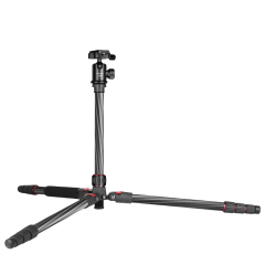 Manbily Carbon Fiber Travel Tripod Lightweight Portable Camera Tripod with Ball Head and Arca Swiss Plate Load Capacity Up to 4kg