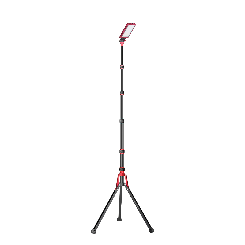 Portable Camera Video Light Stand Adjustable Light Stands, 6 Sections DSLR Aluminum Tripod