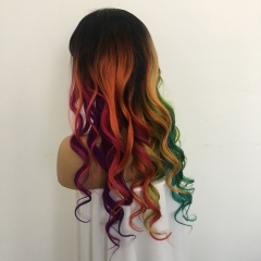 Seven Color Customzied Wig