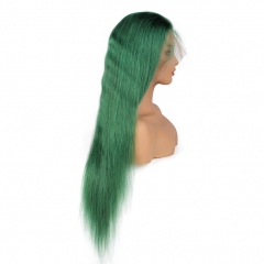 Dark Green Full Density Wig