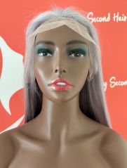30” 200% Density Silver 13*4 Lace Front Wig