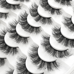 20 Pairs Fluffy Mink Lashes Collection For make up wispy lashes