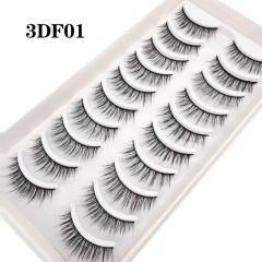 Perfect For Parties, Weddinng, 10 Pairs 3D Faux Mink Lashes Fluffy Soft Natural Thick Long Silk False Eyelashes Reusable Makeup Tools