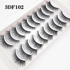 Perfect For Parties, Weddinng, 10 Pairs 3D Faux Mink Lashes Fluffy Soft Natural Thick Long Silk False Eyelashes Reusable Makeup Tools