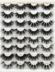 25MM Mink Lashes Fluffy Wispy Eyelashes