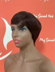 Pixie Wig Natural Straight Short Hair For Women