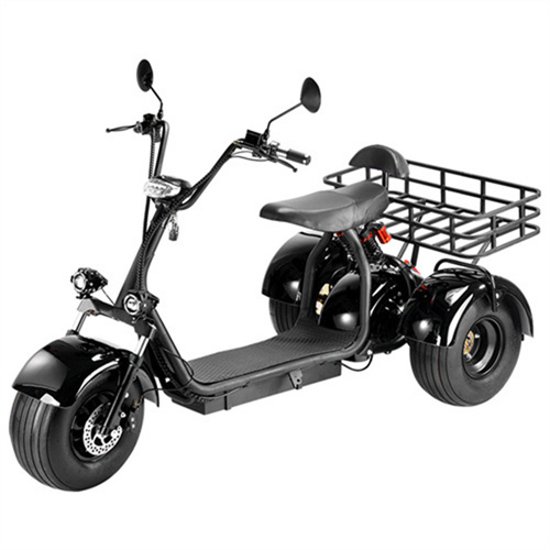 Three-wheeled Electric Motorcycle With Shelf Harley Three-wheeled Electric Motorcycle Old Age Motorcycle Take-out Shelf