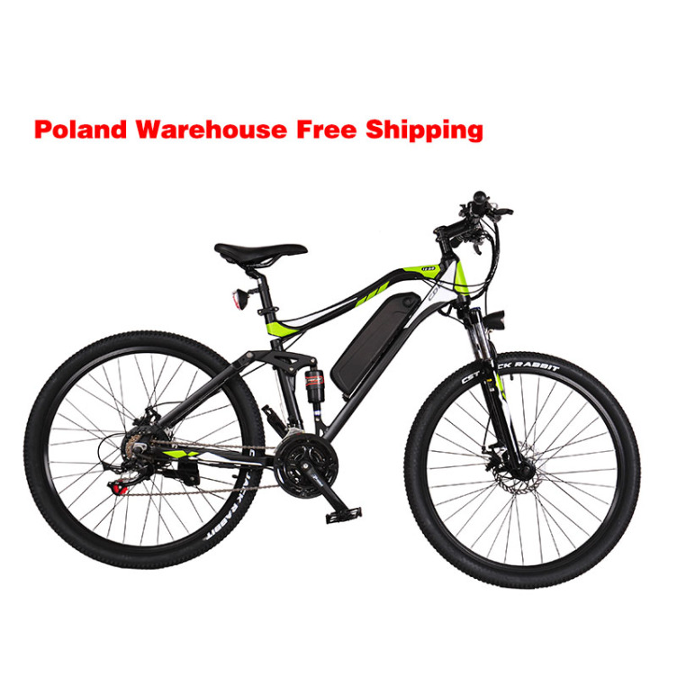 Poland Warehouse Free Shipping 48v 350w Motor Electric Bike Ebike 10.4ah Lithium Battery Electric Bicycle