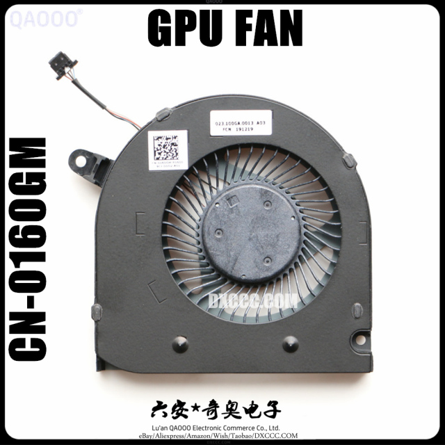 DELL G3-3590 G5-5500 CPU COOLING FAN CN-04NYWG &amp; CN-0160GM 023.100G9.0013 &amp; 023.100GA.0013