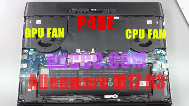 DELL  Alienware M17 R3 / M17 R4 P45E CPU &amp; GPU COOLING FAN RTX20 DC12V 1A  CN-0H5TYJ  CN-0CNV63  SUNON EG50061S1-C060-S9A / EG50061S1-1C010-S9A
