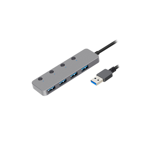 4端口5Gbps按键开关USB 3.0集线器