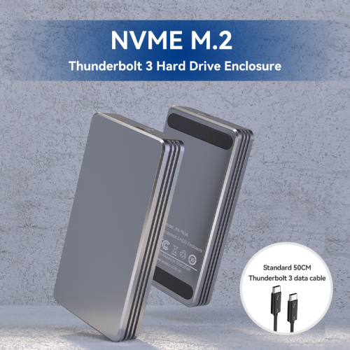 Thunderbolt 4 USB4 40Gbps M.2 NVME SSD Enclosure
