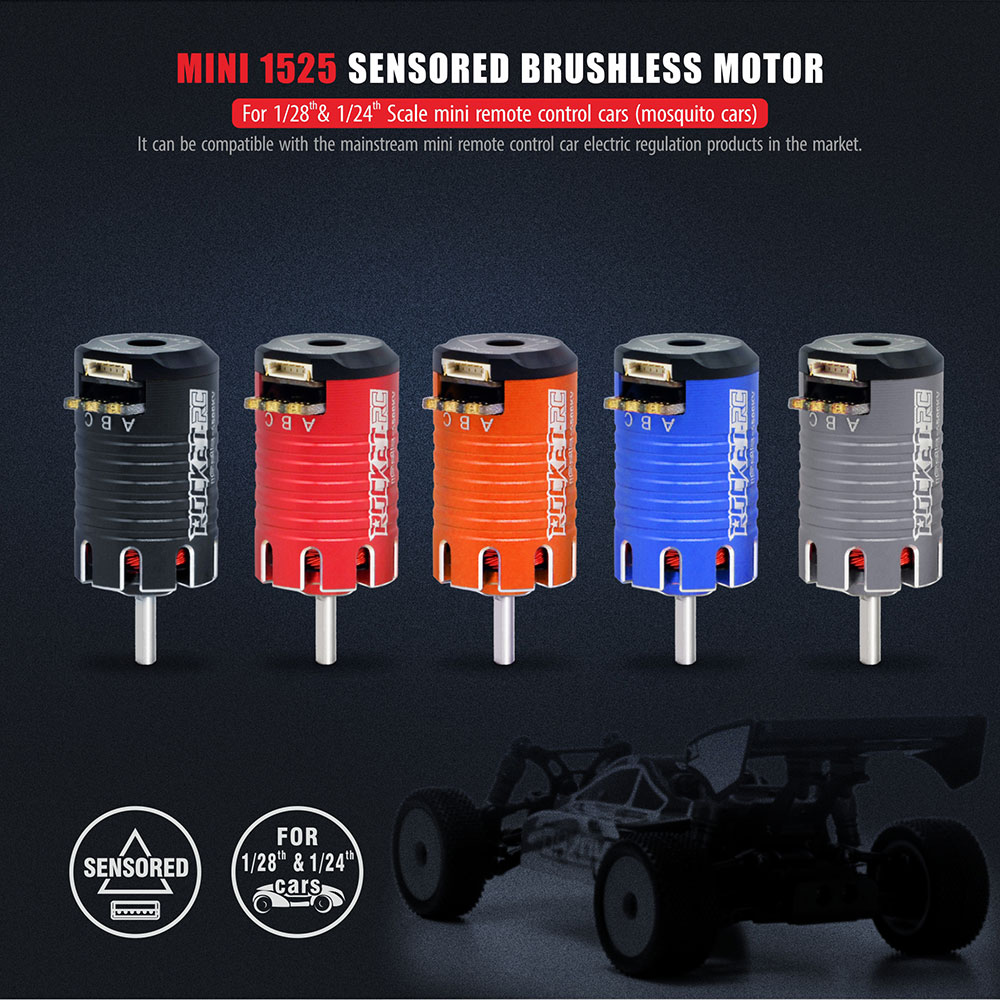 Rocket Surpass Hobby MINI 1525 SENSORED BRUSHLESS MOTOR For 1 24 1 28 CAR