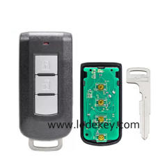 Mitsubish 2 button smart key No Logo 433MHZ ID46 chip FCC ID :G8D-644M-KEY-E for Mitsubish Outlander 2010-2018