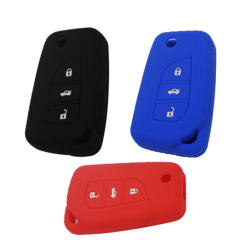 3 buttons Silicone key cover for TOYOTA (3 colors optional)