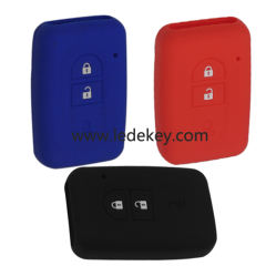 2 buttons Silicone key cover for Nissan (4 colors optional)