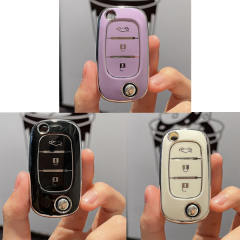For Benz 3 button TPU protective key case, please choose the color