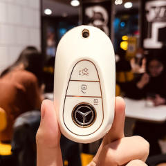 For Benz 3 button TPU protective key case, please choose the model (A/B/C)
