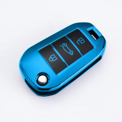 For Citroen 3 button TPU protective key case, please choose the color