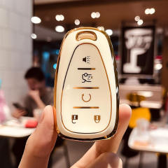 For Chevrolet 5 button TPU protective key case