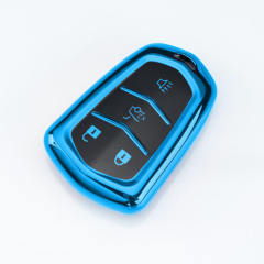 For Cadillac 4 button TPU protective key case, please choose the color