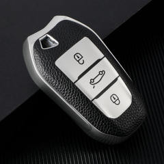 For Citroen 3 button TPU protective key case, please choose the color
