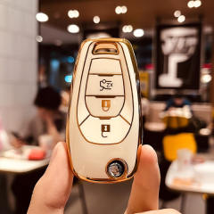 For Chevrolet 3 button TPU protective key case
