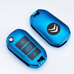 For Citroen 3 button TPU protective key case, please choose the color